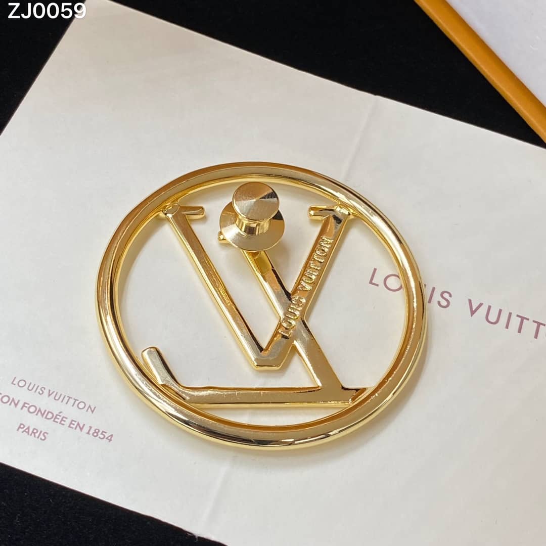 Best Replica Fake Louis vuitton Logo Brooch - Colareps