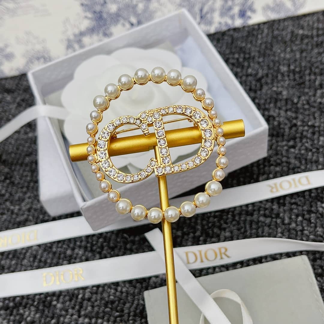 Best Replica Designer Christian Dior Classic Brooch - Colareps