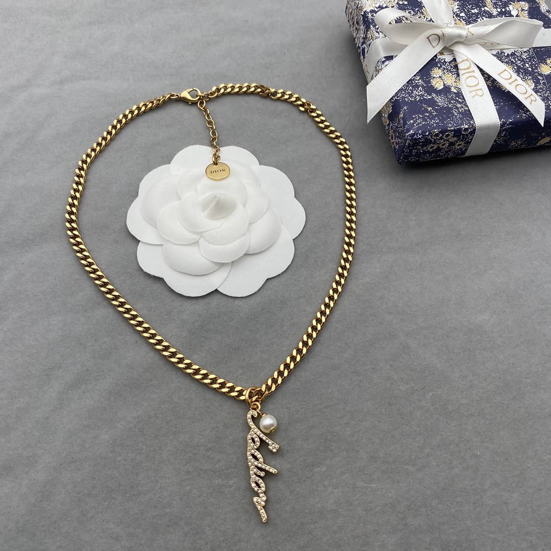 Best Replica Designer Christian Dior Classic Necklace - Colareps
