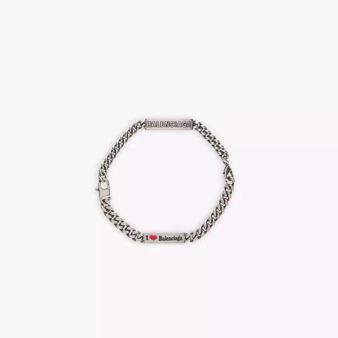 Best Replica Wholesale Balenciaga Logo Necklace - Colareps