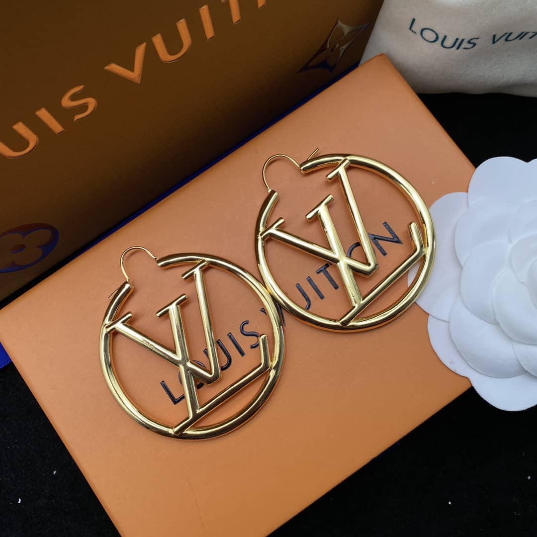 Best Replica Knockoff Louis vuitton Logo Earring - Colareps