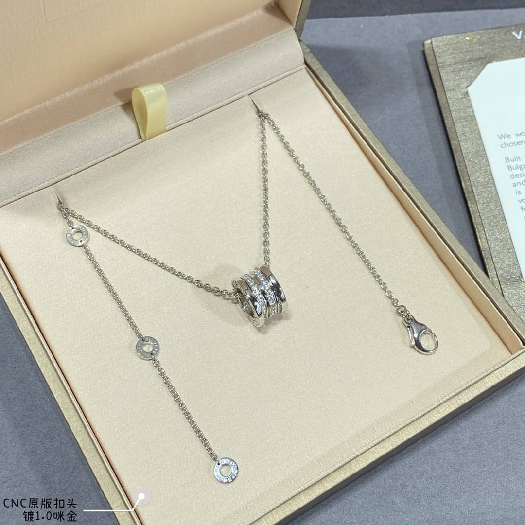 Best Replica Wholesale Bvlgari Logo Necklace - Colareps