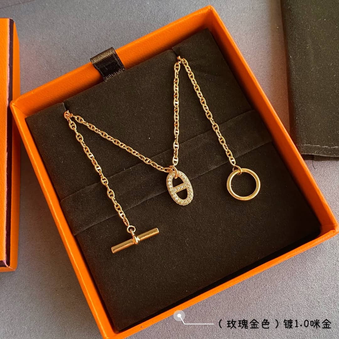 Best Replica 7 Star Hermes Necklace - Colareps