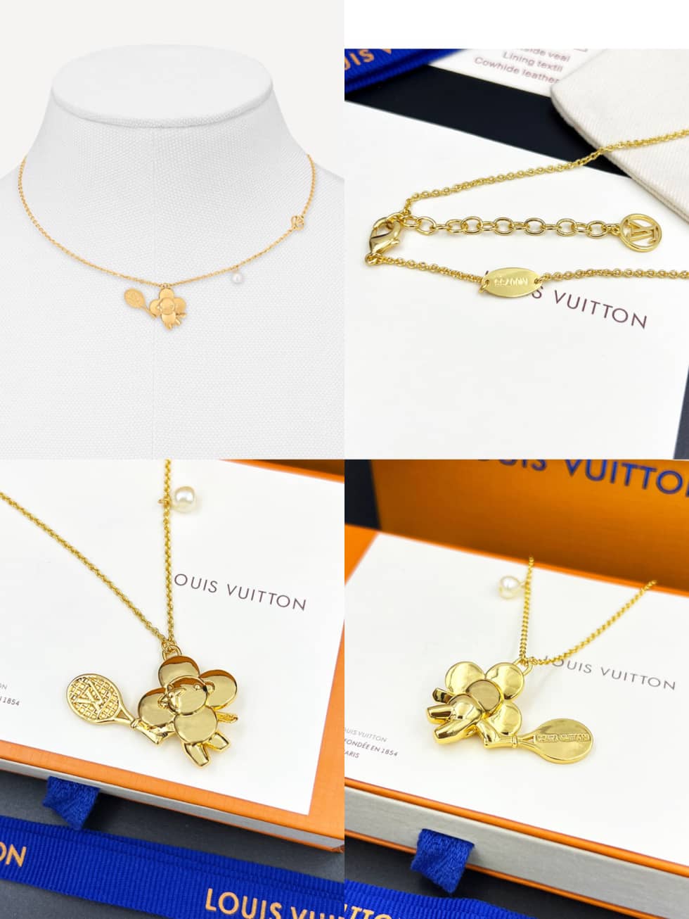 Best Replica Fake Louis vuitton Logo Necklace - Colareps