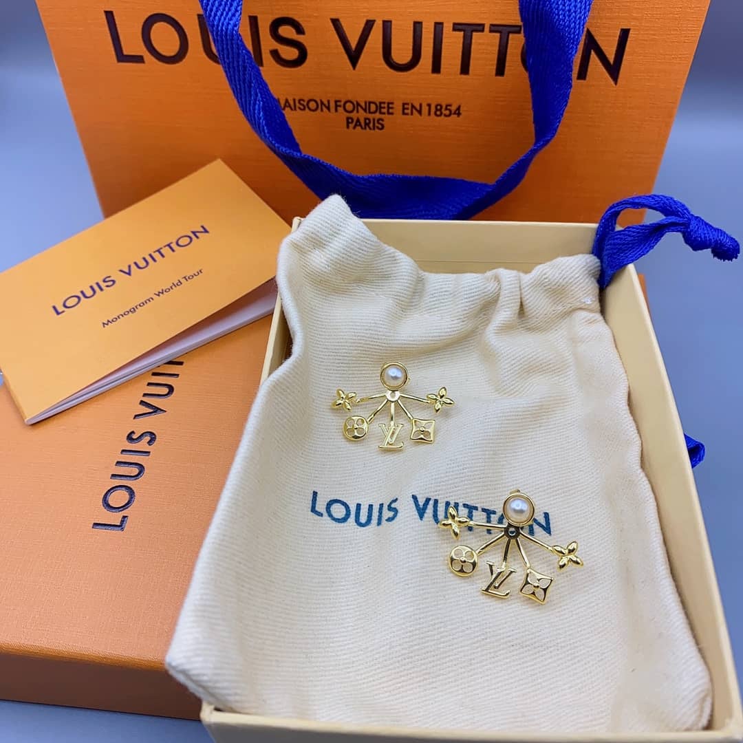 Best Replica LV Hoop Earrings Dupe Logo - Colareps