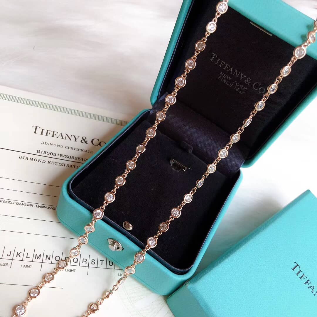 Best Replica Fake Tiffany Logo Necklace - Colareps