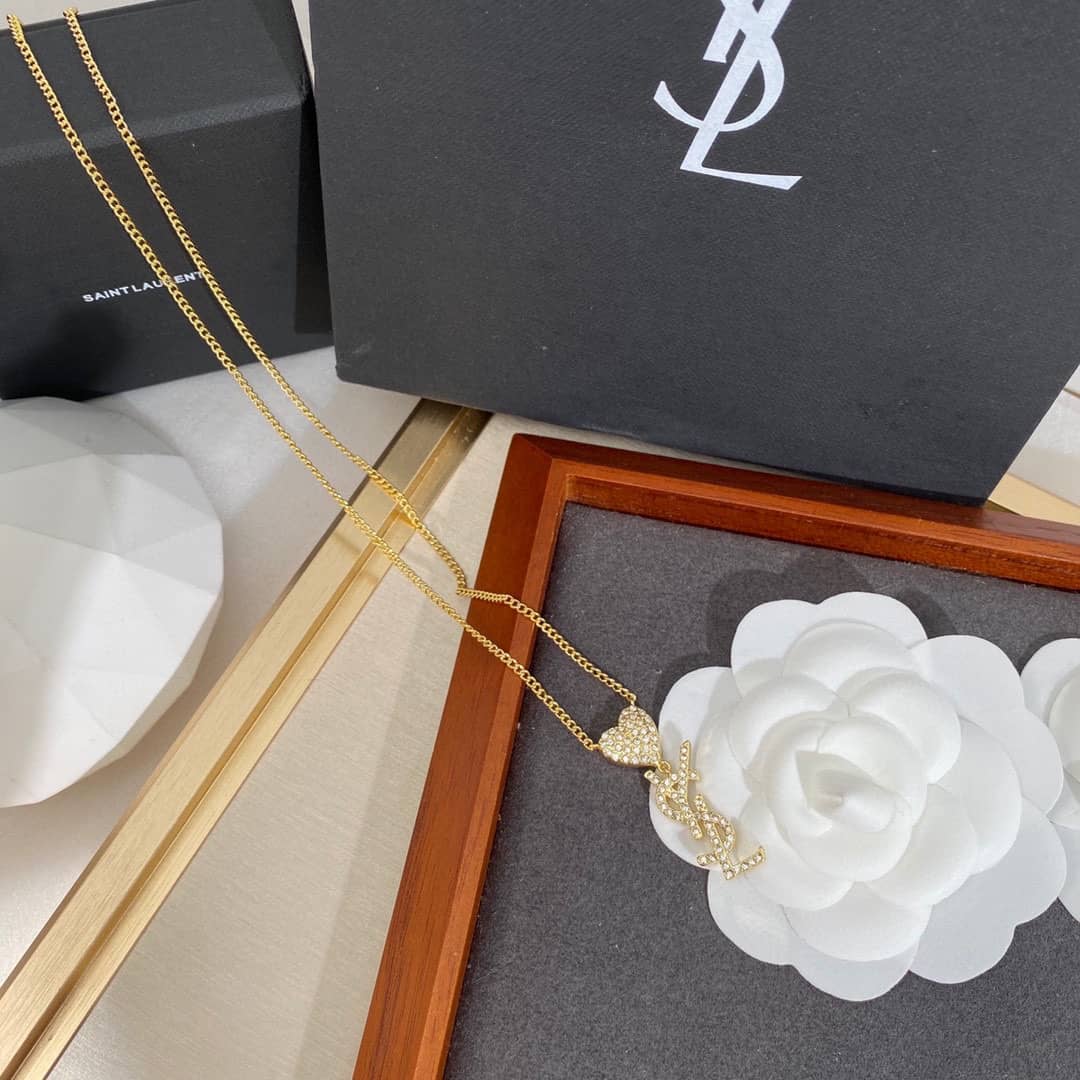 Best Replica Fake YSL Logo Necklace - Colareps