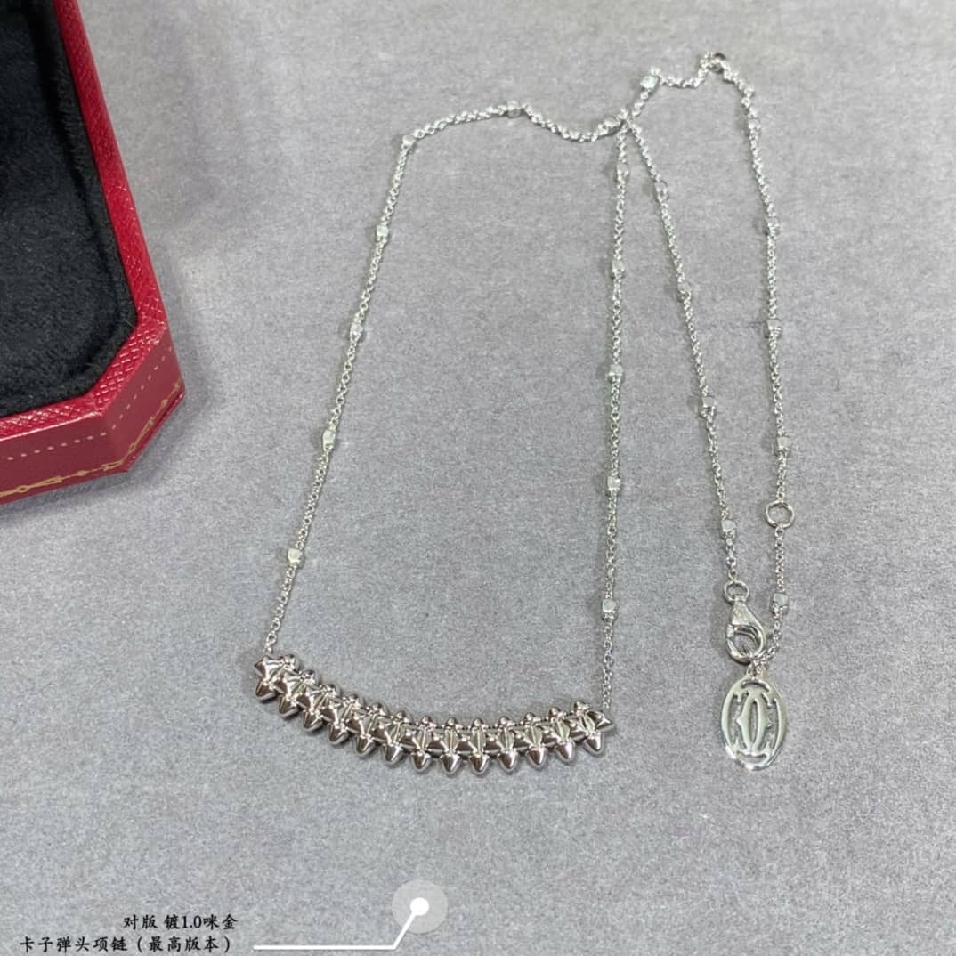 Best Replica Fake Cartier Logo Necklace - Colareps