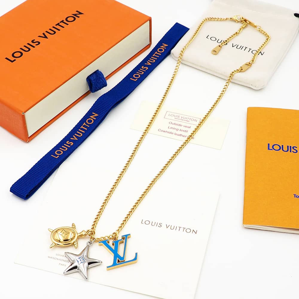 Best Replica Wholesale Louis vuitton Logo Necklace - Colareps