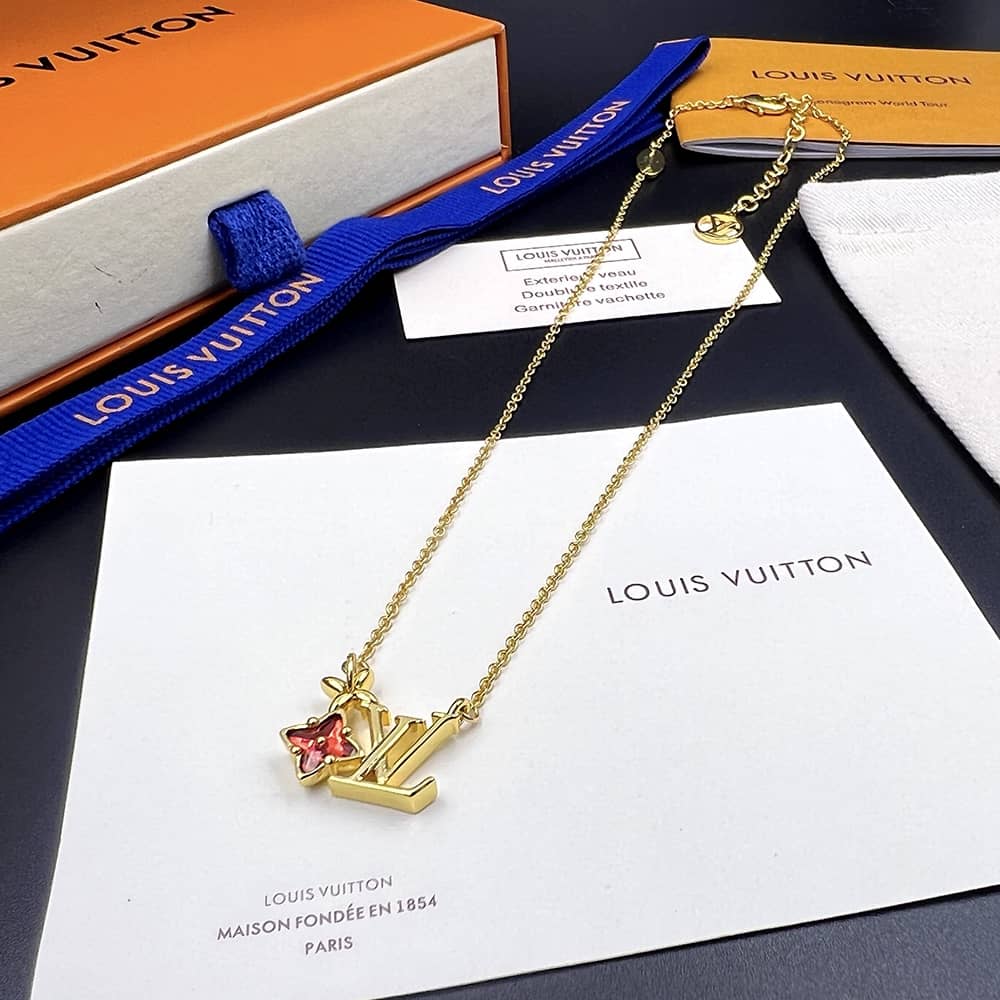 Best Replica Knockoff Louis vuitton Logo Necklace - Colareps