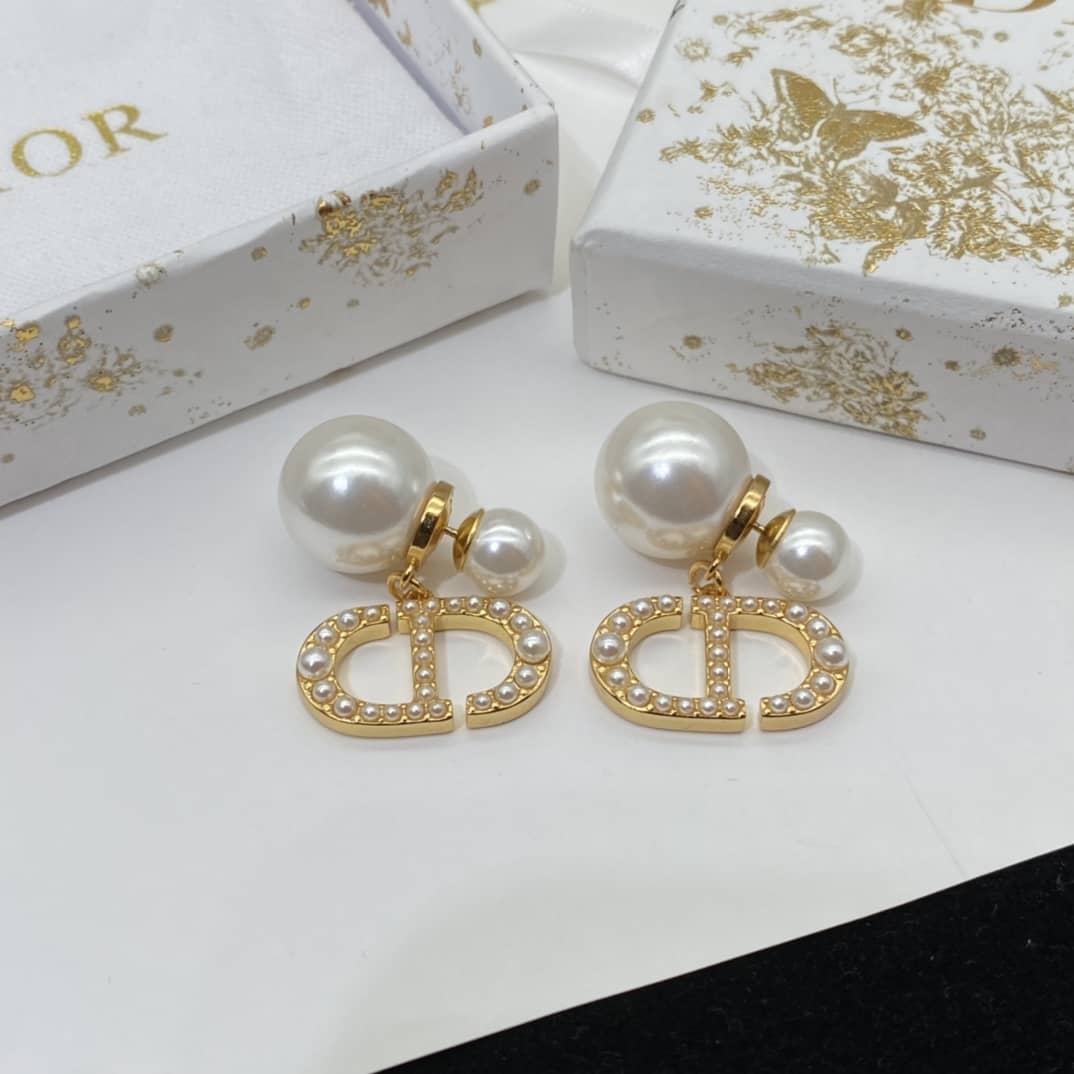 Best Replica Wholesale Christian Dior Logo Earring - Colareps