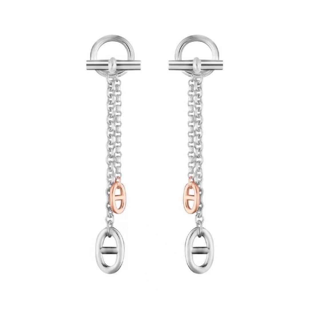 Best Replica Wholesale Hermes Logo Earring - Colareps