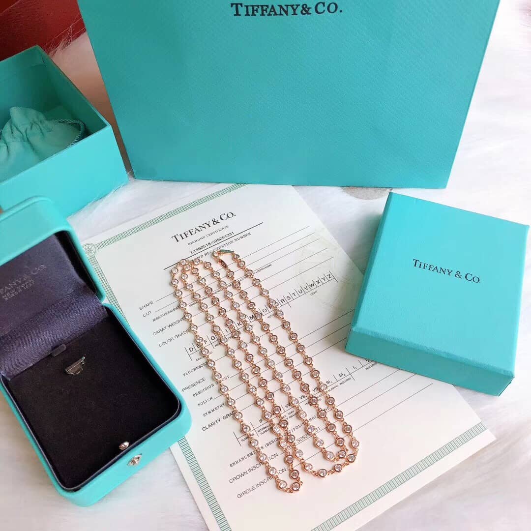 Best Replica Fake Tiffany Logo Necklace - Colareps