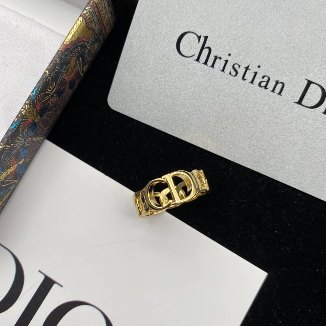 Best Replica Knockoff Christian Dior Logo Ring - Colareps