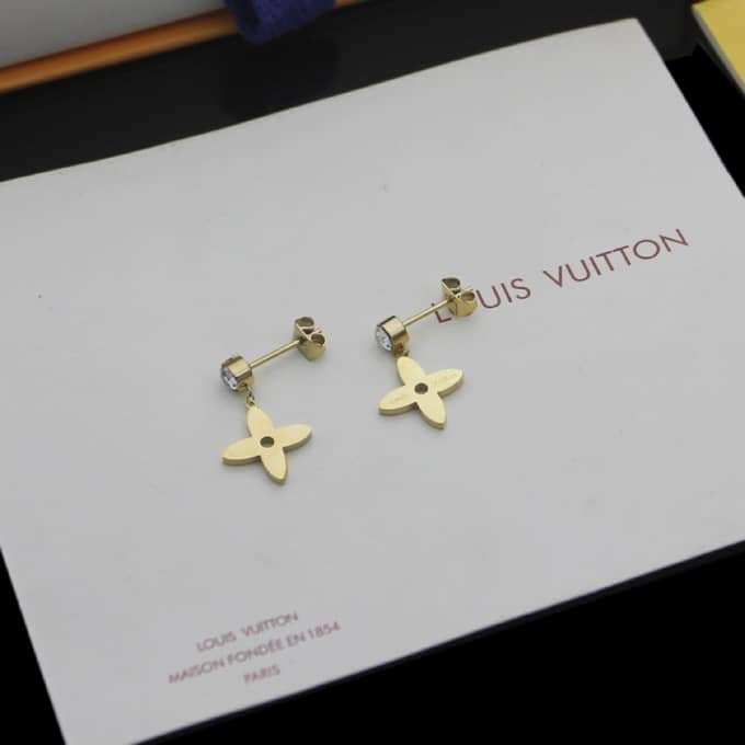 Best Replica LV Hoop Earrings Dupe Logo AAA+ - Colareps