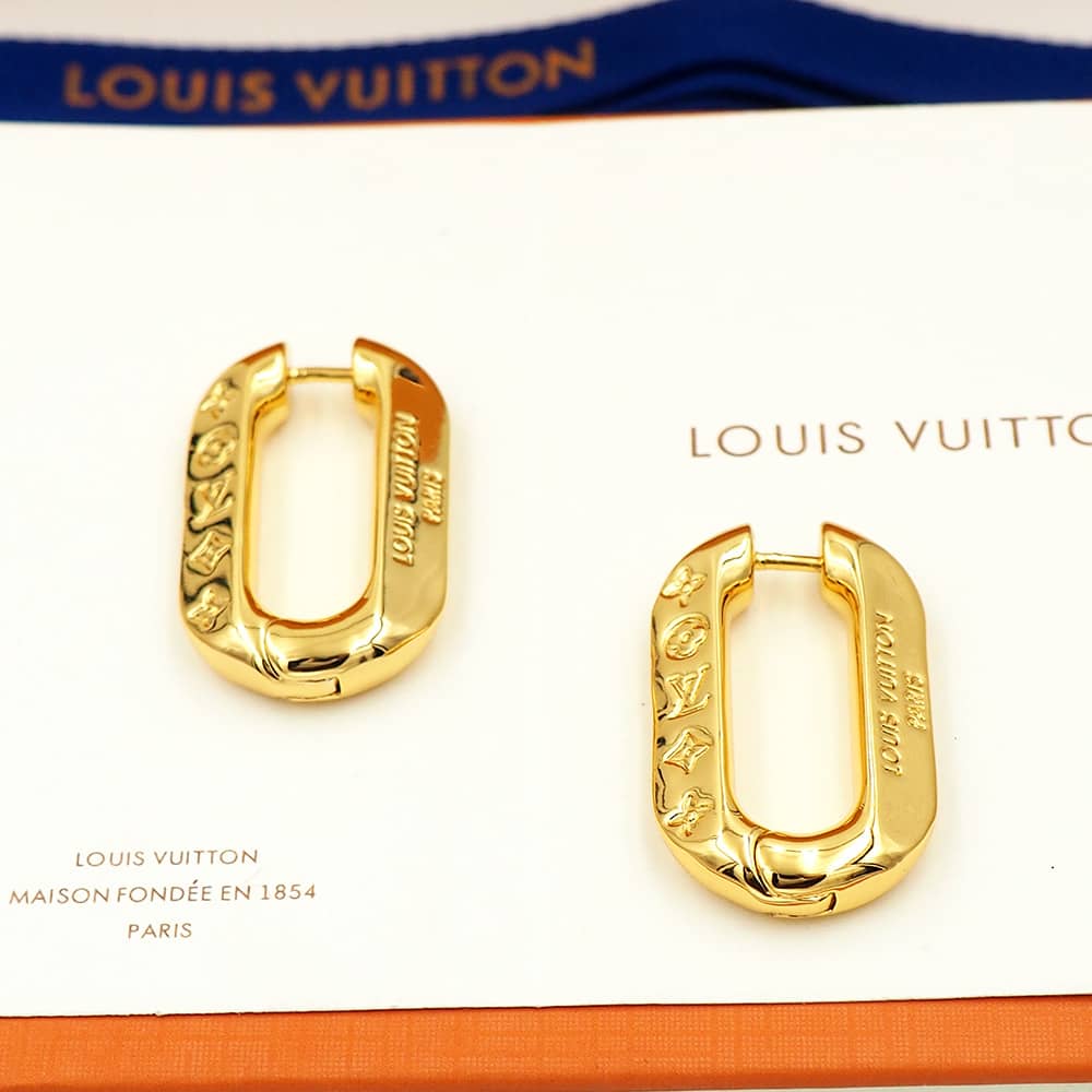 Best Replica Knockoff Louis vuitton Logo Earring - Colareps