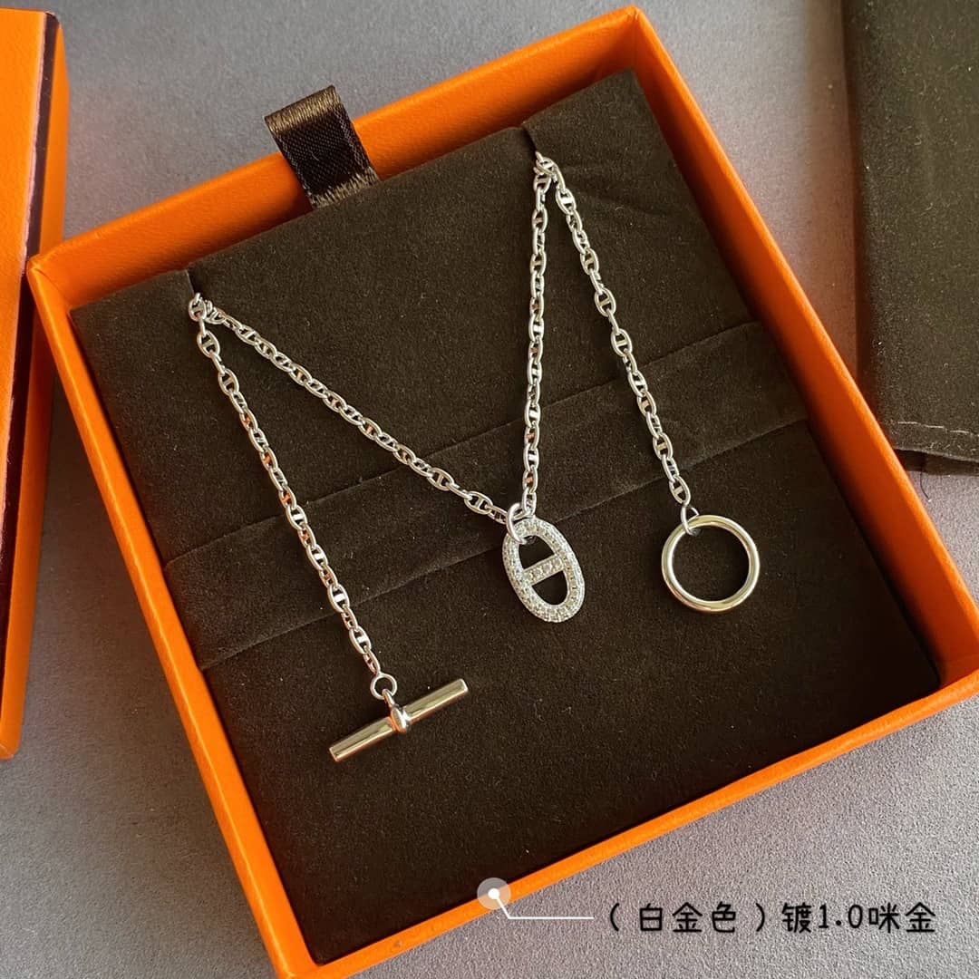 Best Replica 7 Star Hermes Necklace - Colareps