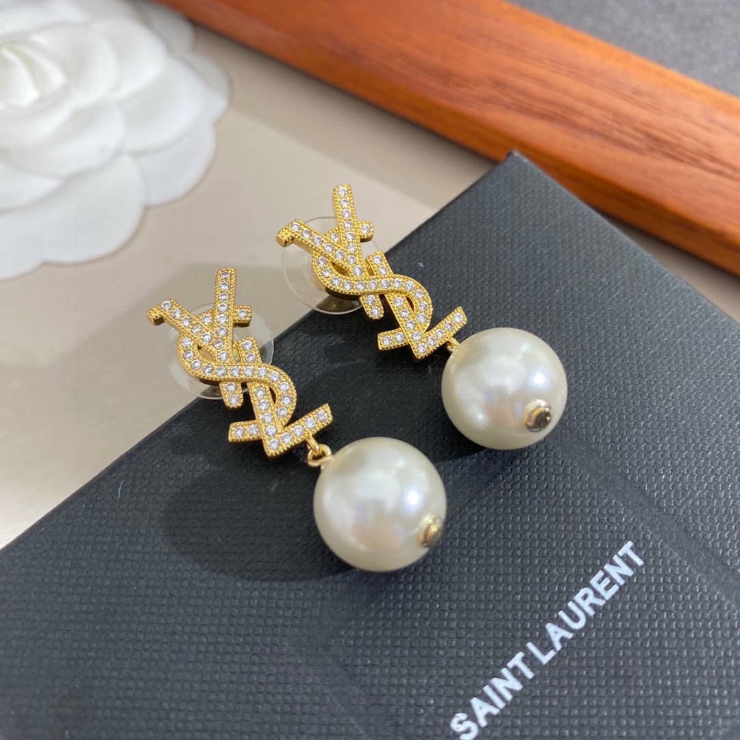 Best Replica Fake YSL Logo Earring - Colareps