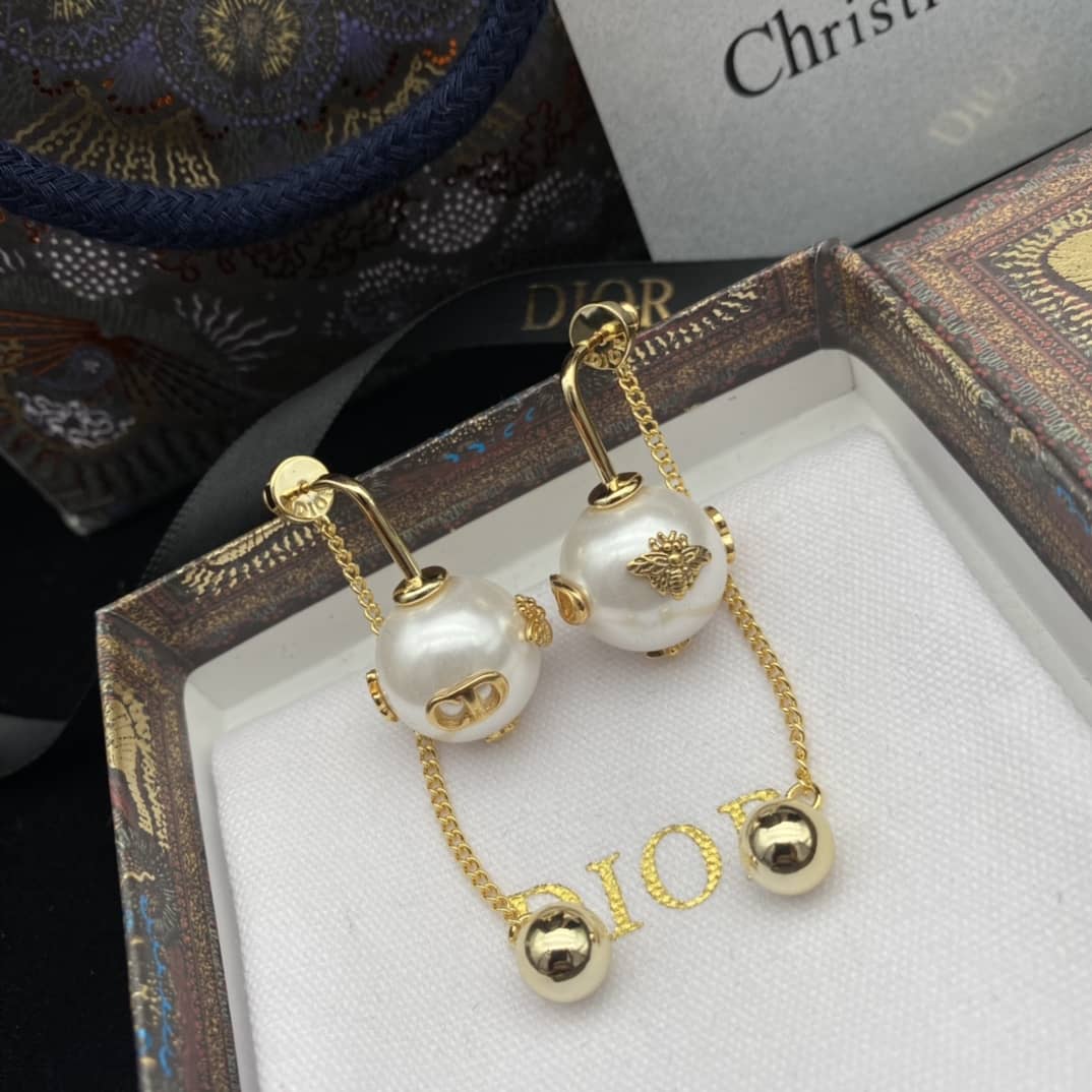 Best Replica Knockoff Christian Dior Logo Earring - Colareps
