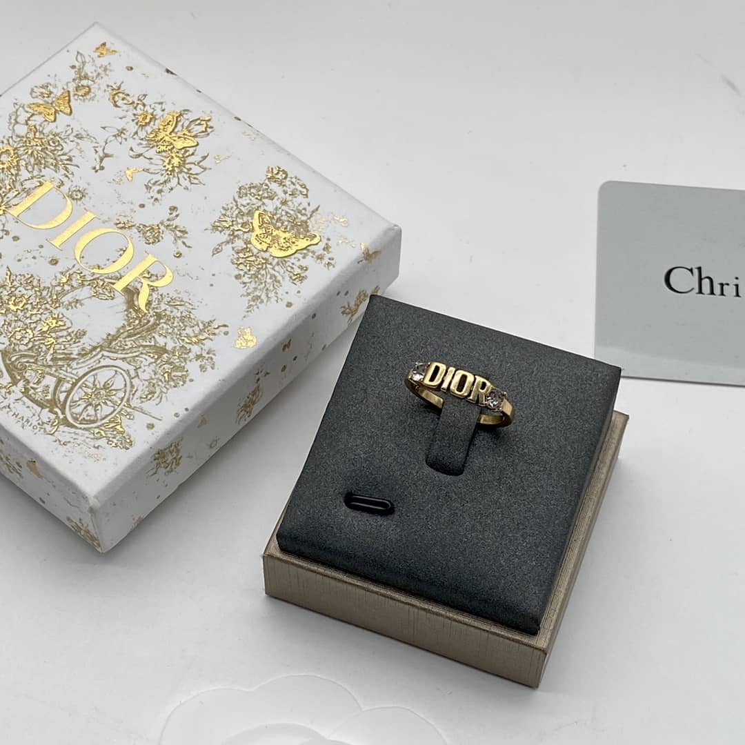 Best Replica Wholesale Christian Dior Logo Ring - Colareps