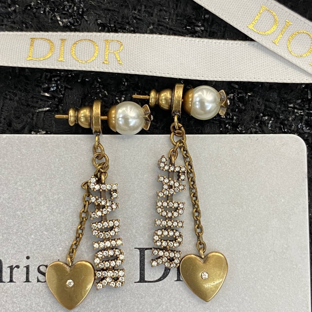 Best Replica Wholesale Christian Dior Logo Earring - Colareps