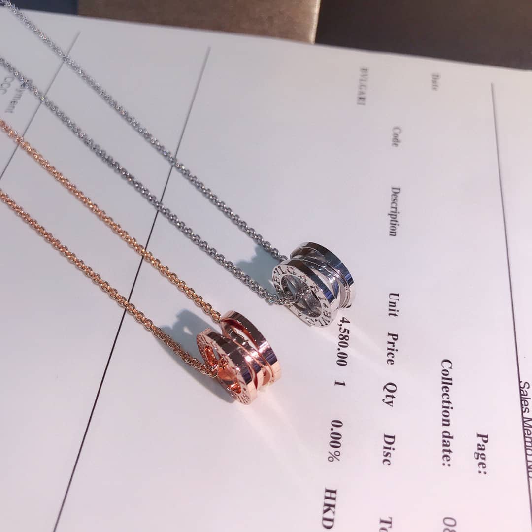 Best Replica Fake Bvlgari Logo Necklace - Colareps