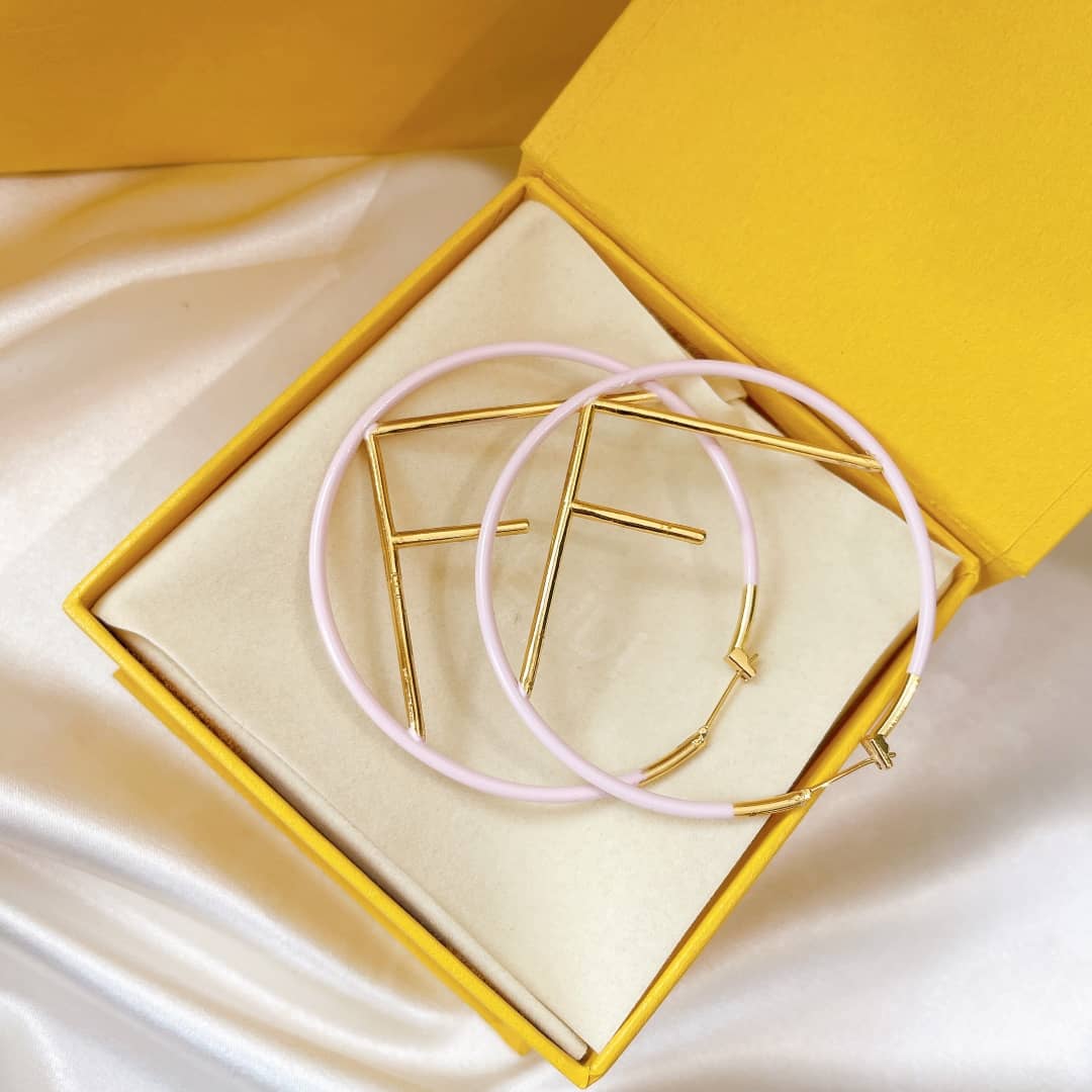 Best Replica Wholesale Fendi Logo Earring - Colareps