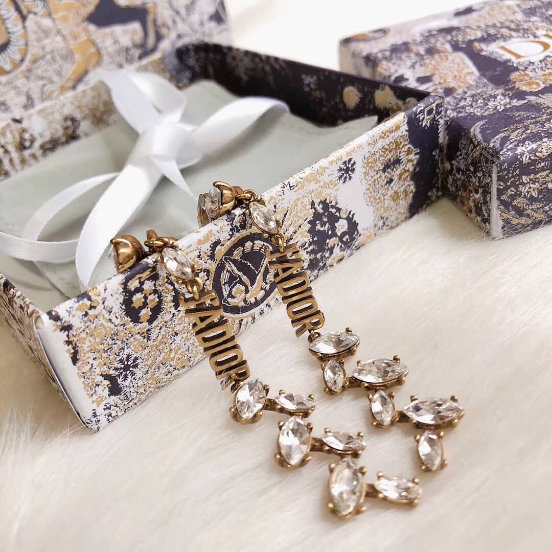 Best Replica Wholesale Christian Dior Logo Earring - Colareps