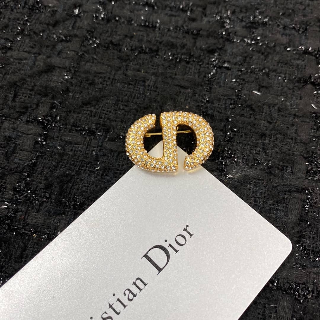 Best Replica Wholesale Christian Dior Logo Brooch - Colareps