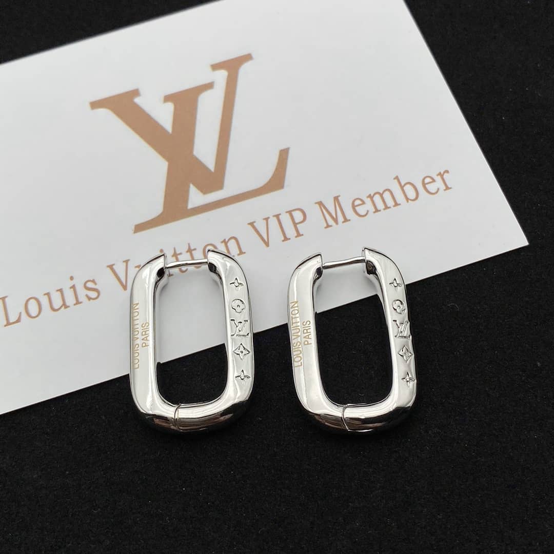 Best Replica LV Hoop Earrings Dupe Logo AAA+ - Colareps