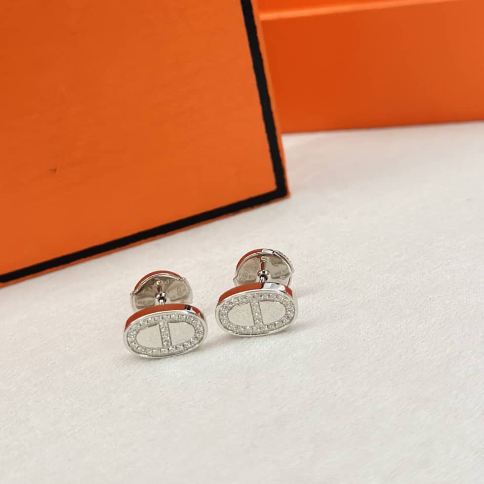 Best Replica Wholesale Hermes Logo Earring - Colareps