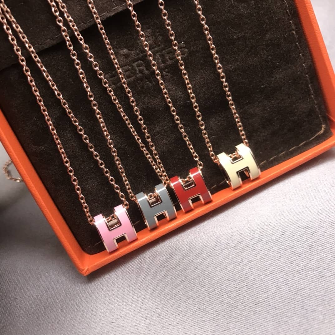 Best Replica Knockoff Hermes Logo Necklace - Colareps