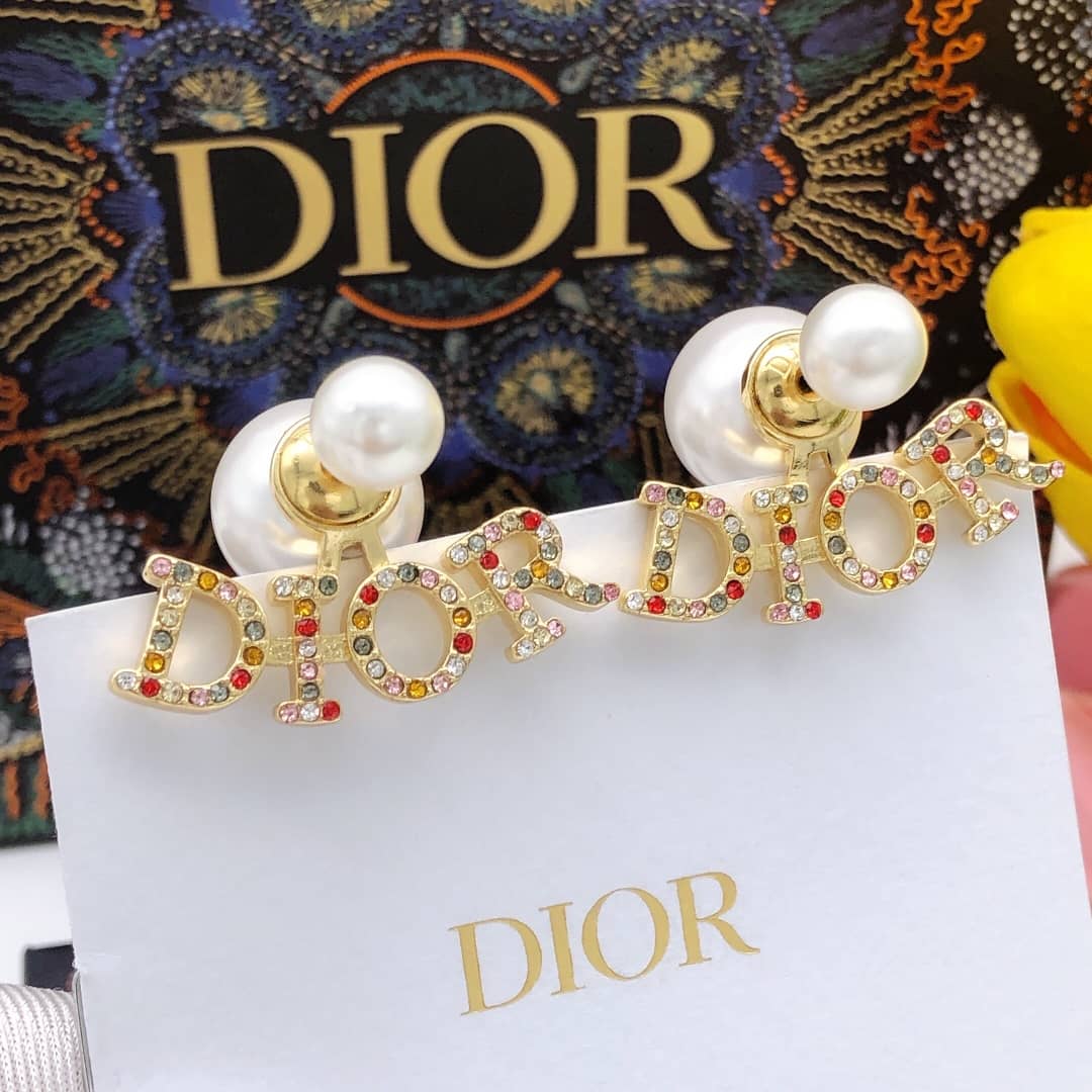 Best Replica Wholesale Christian Dior Logo Earring - Colareps