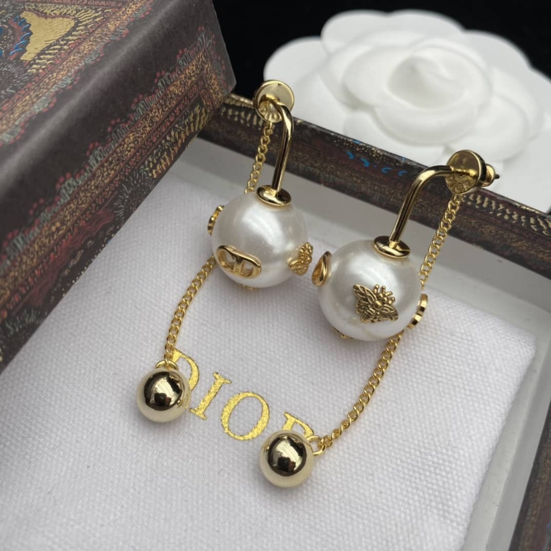 Best Replica Knockoff Christian Dior Logo Earring - Colareps