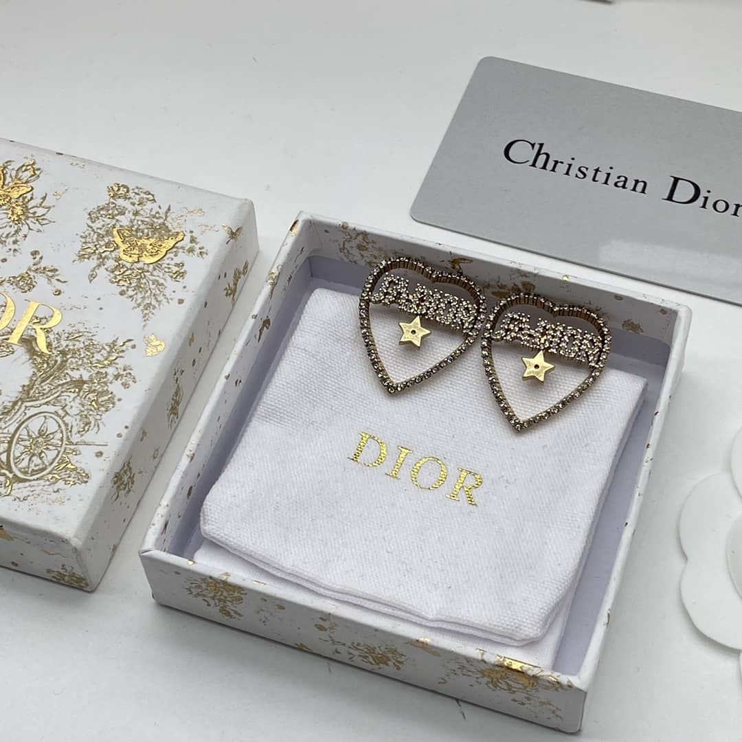 Best Replica Fake Christian Dior Logo Earring - Colareps