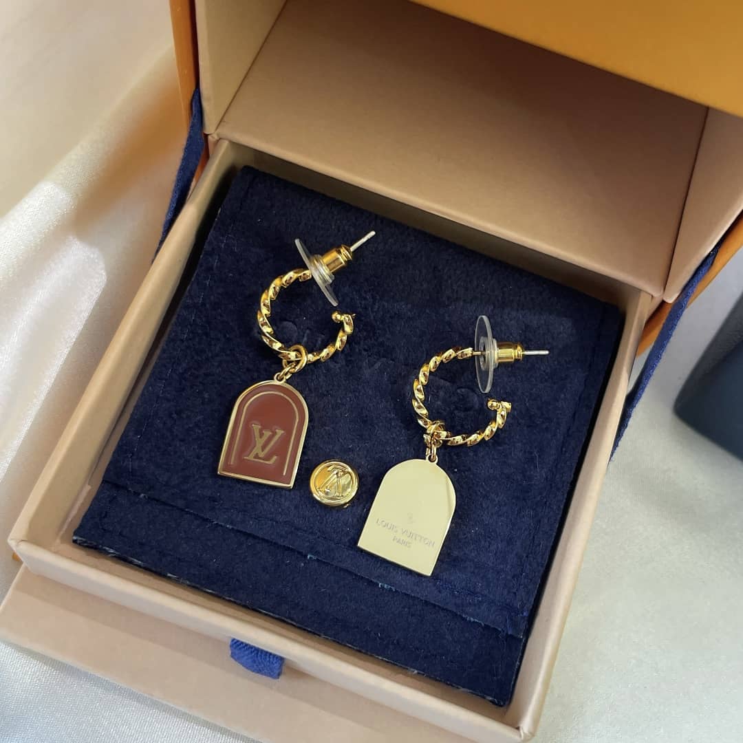 Best Replica LV Hoop Earrings Dupe Logo - Colareps