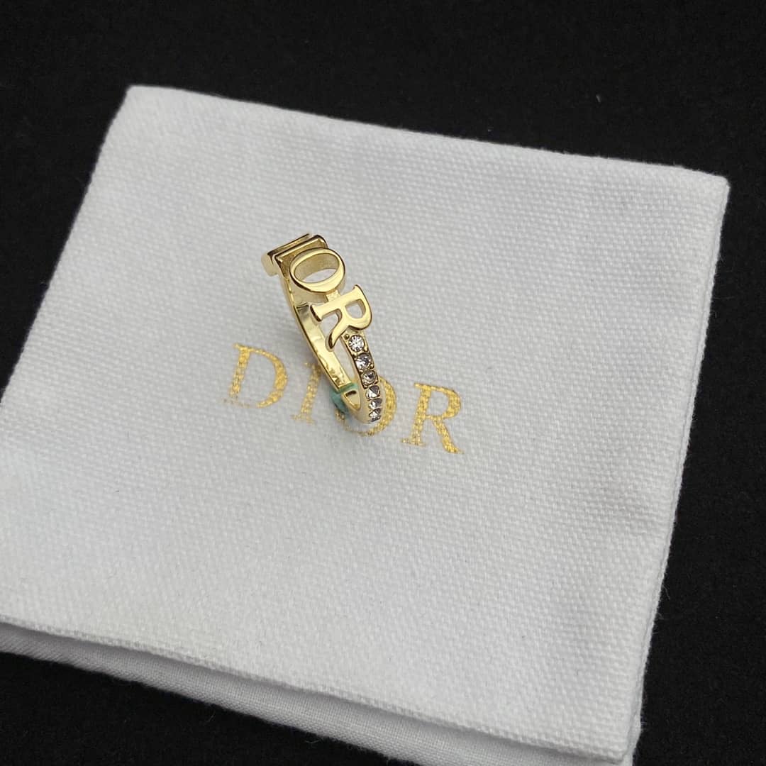 Best Replica Fake Christian Dior Logo Ring - Colareps