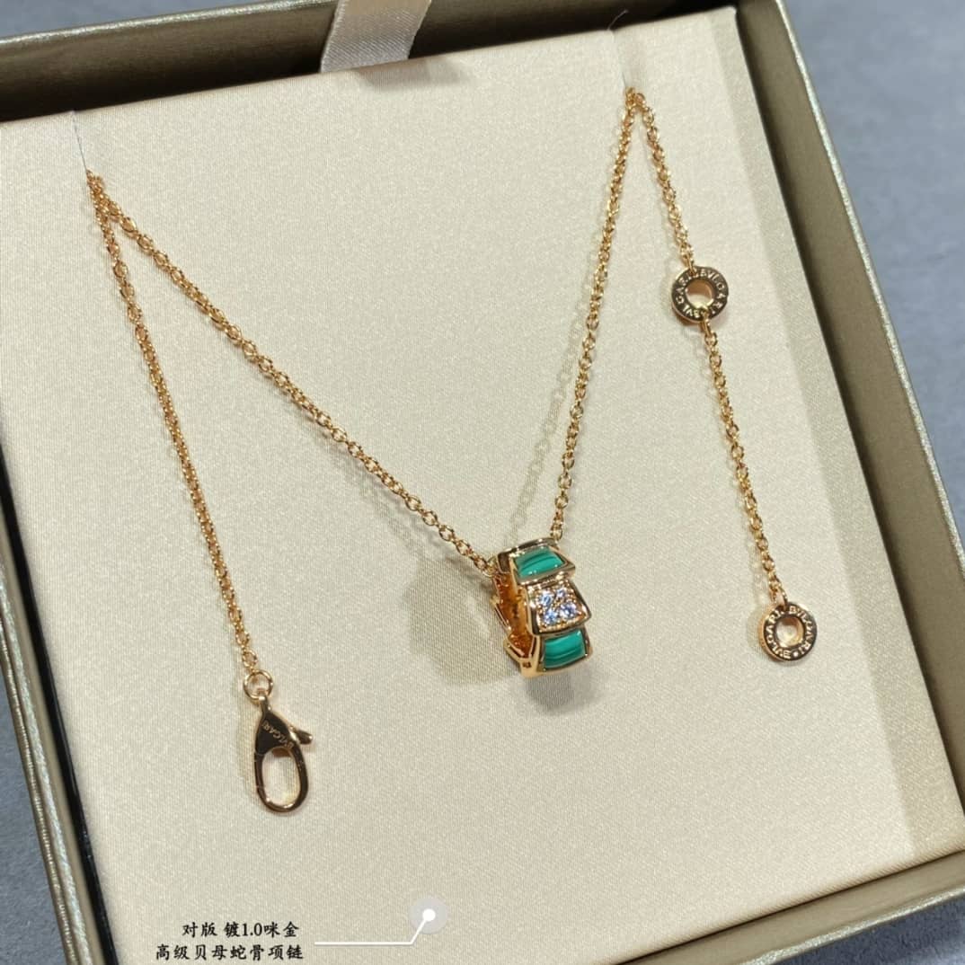 Best Replica Knockoff Bvlgari Logo Necklace - Colareps