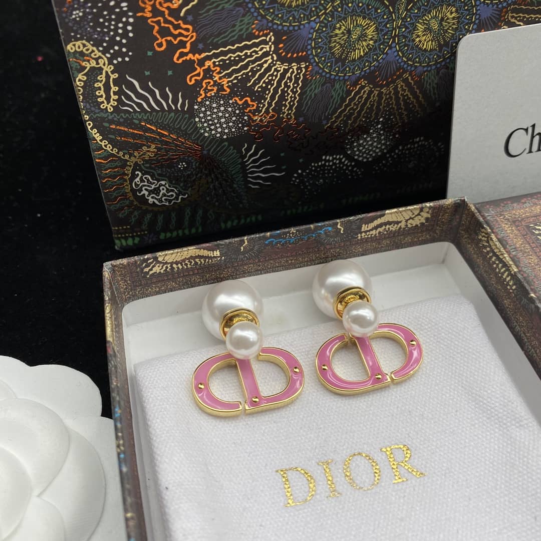 Best Replica Wholesale Christian Dior Logo Earring - Colareps