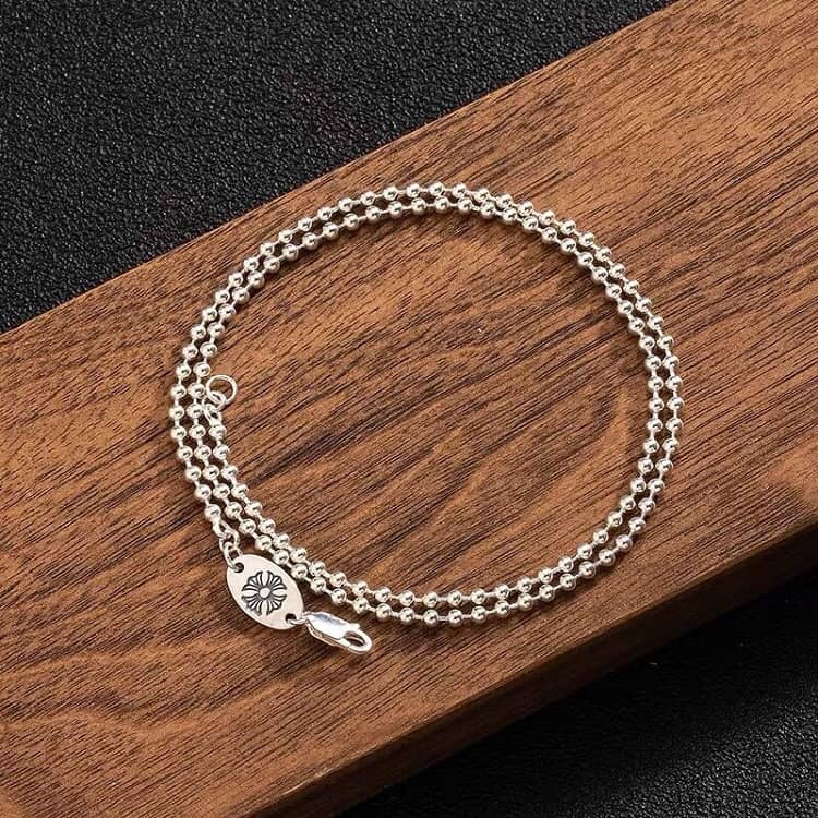 Best Replica Knockoff Chrome Hearts Logo Necklace - Colareps