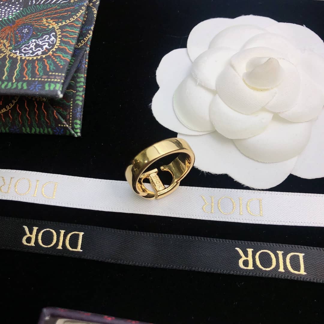 Best Replica Fake Christian Dior Logo Ring - Colareps