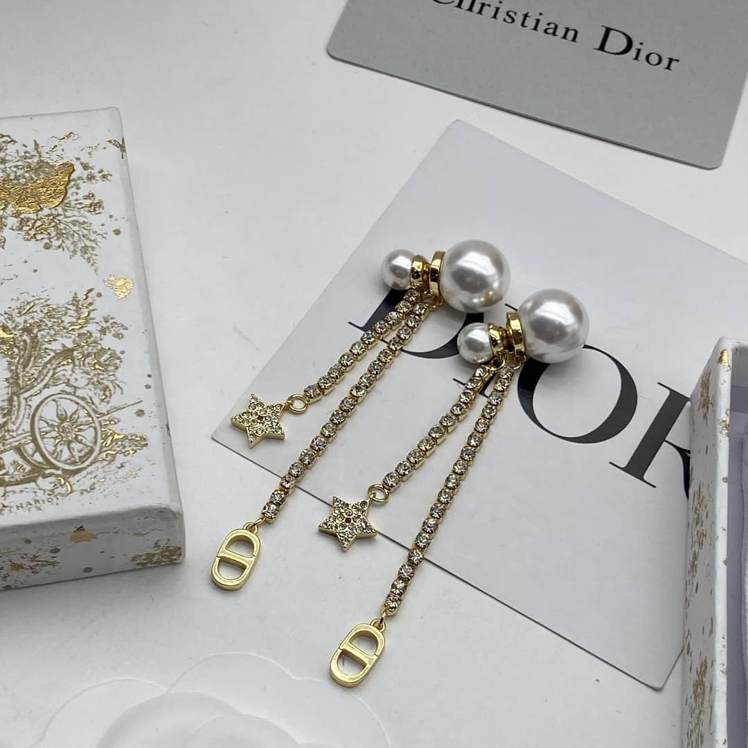 Best Replica Wholesale Christian Dior Logo Earring - Colareps