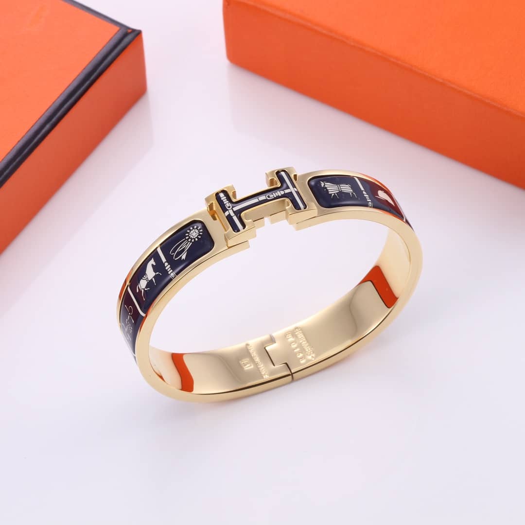 Best Replica Fake Hermes Logo Bracelet - Colareps