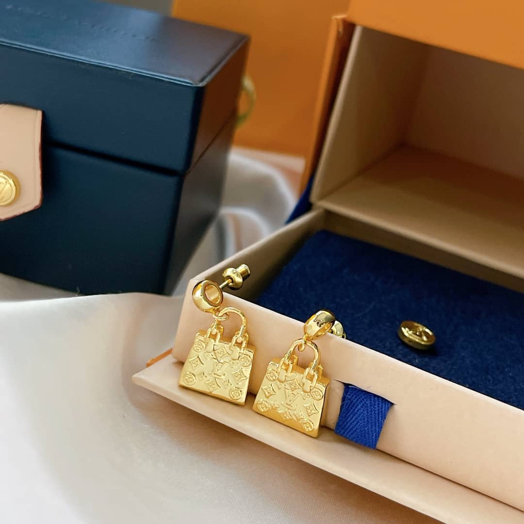 Best Replica LV Hoop Earrings Dupe Logo AAA+ - Colareps
