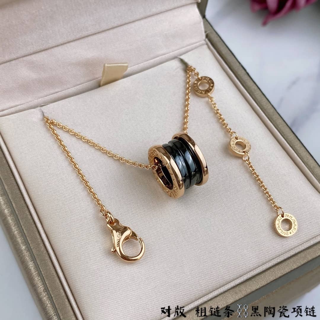 Best Replica Wholesale Bvlgari Logo Necklace - Colareps