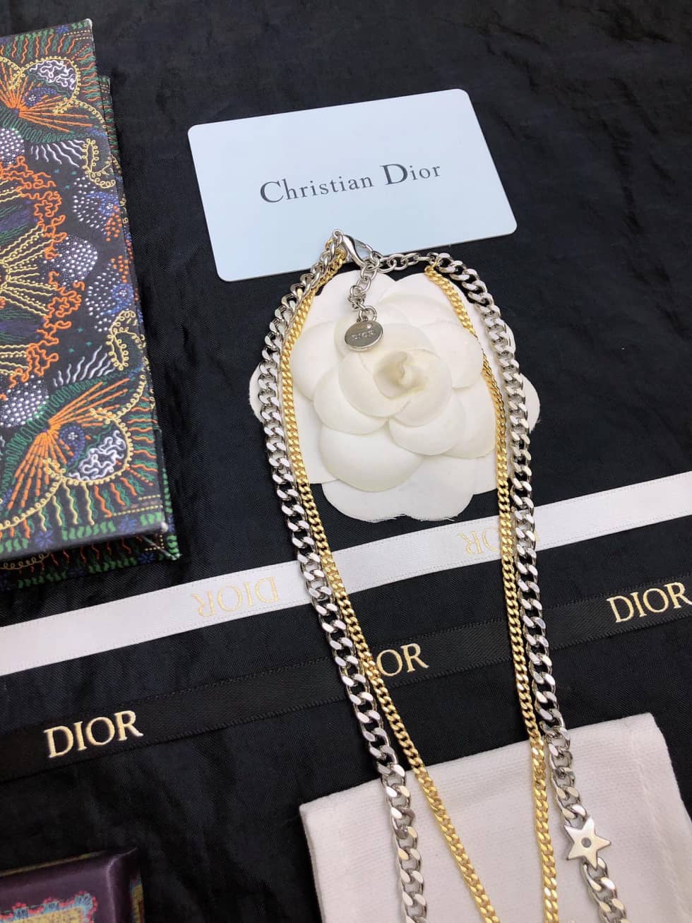 Best Replica Wholesale Christian Dior Logo Necklace - Colareps
