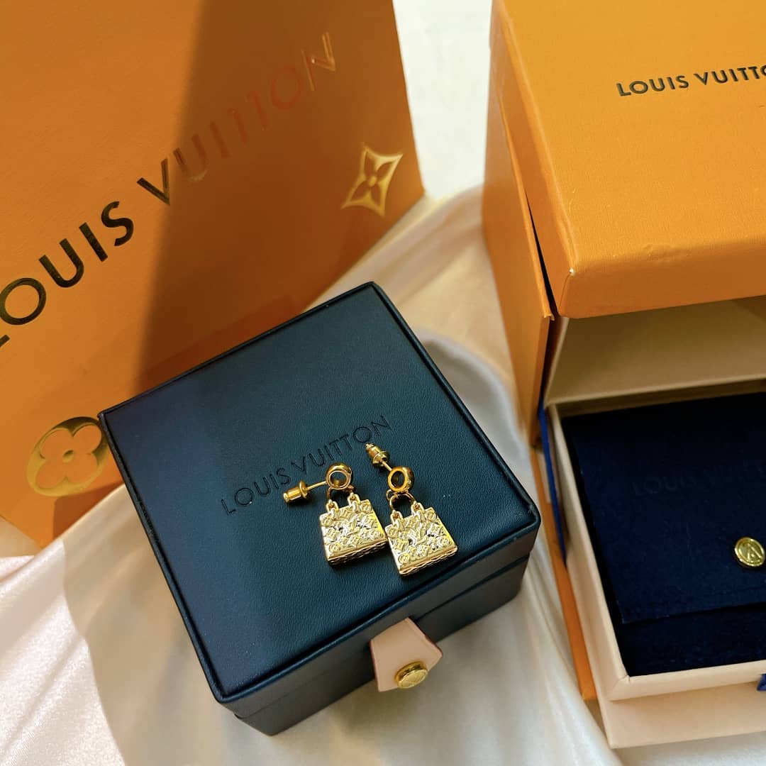Best Replica LV Hoop Earrings Dupe Logo AAA+ - Colareps