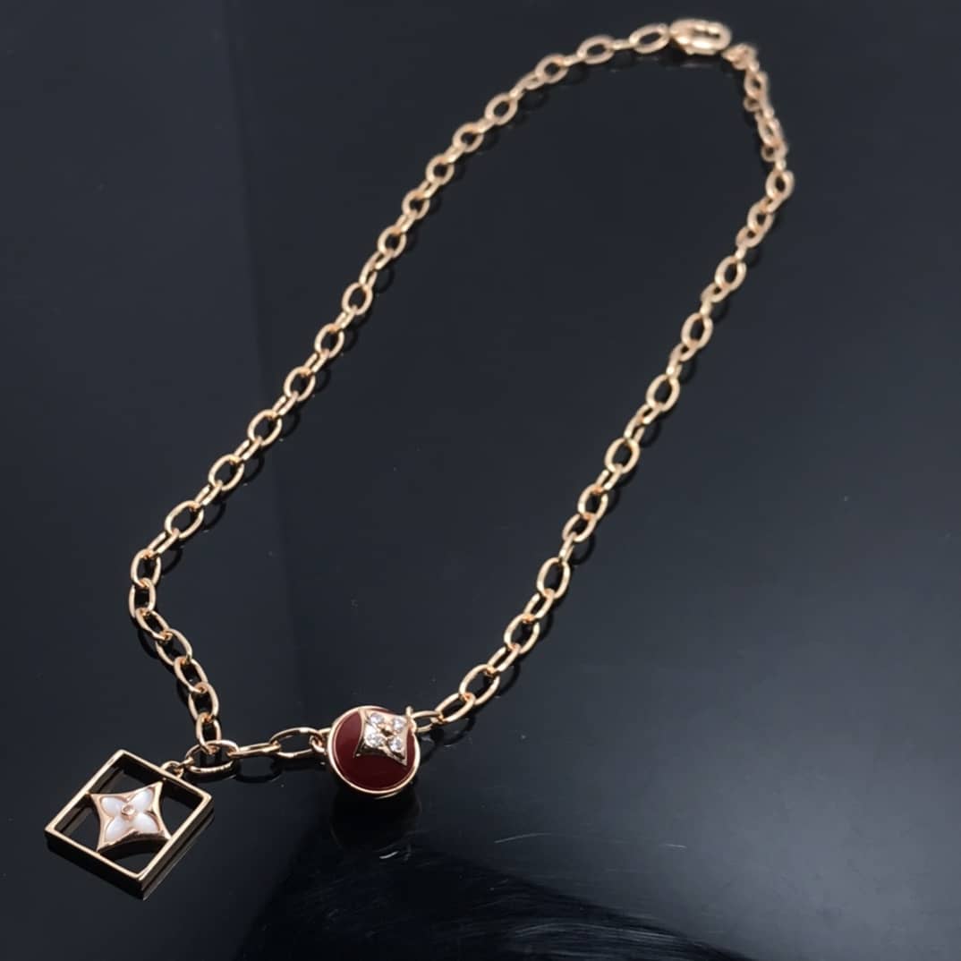 Best Replica Fake Louis vuitton Logo Necklace - Colareps