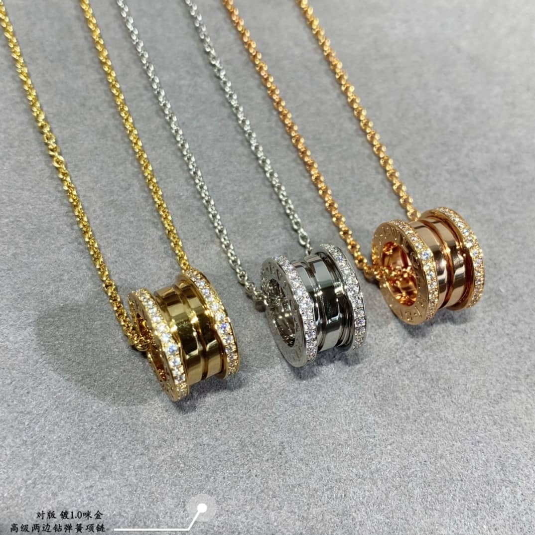Best Replica Wholesale Bvlgari Logo Necklace - Colareps