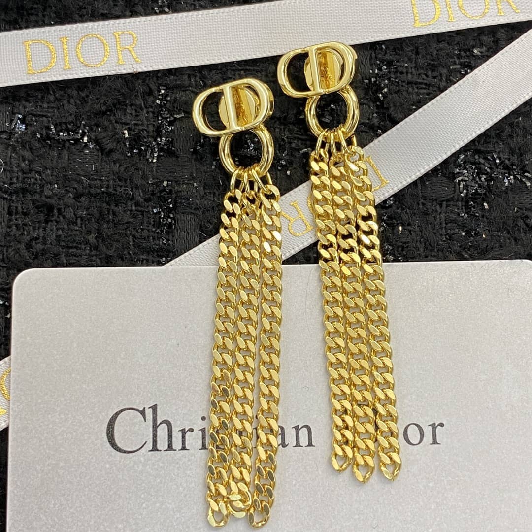 Best Replica Knockoff Christian Dior Logo Earring - Colareps